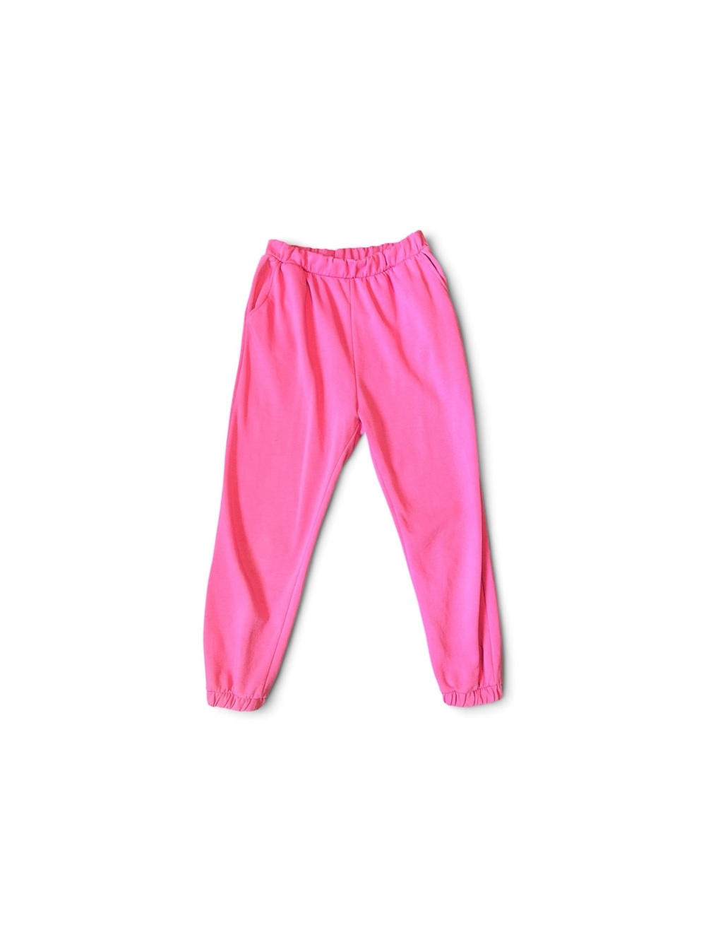 Zara Neon Pink Joggers Sweatpants Size M | Bright Lounge Pants